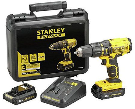 Stanley Fatmax Hammer Drill Set Combi Hammer Drill Set In Orange With Black Box