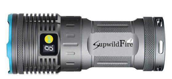 SupFire Super Bright Torch Super Bright Torch Grey Metal Finish