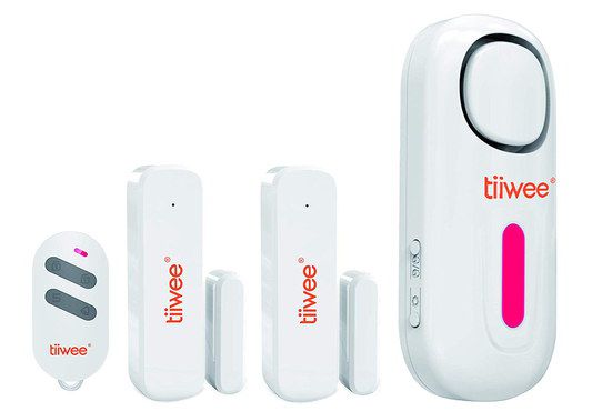 Wireless House Alarm With White Sensors