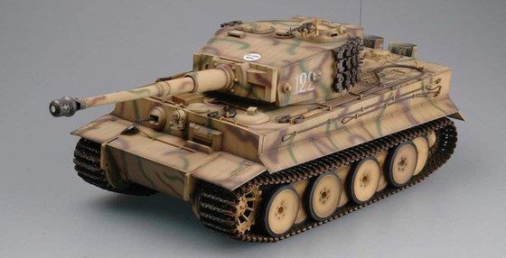 RC WW2 Tank With Green Turret Gun