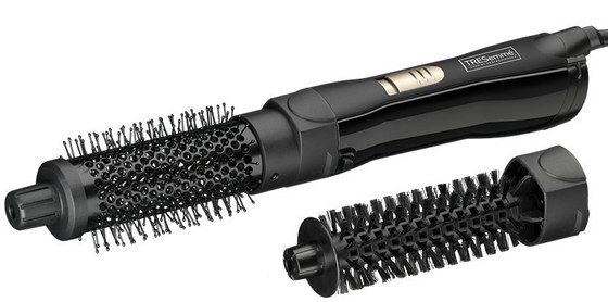 Hot Air Styler In Black With Brush