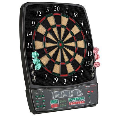 Get The Ultrasport Now Electronic Dartboard In Black Finish