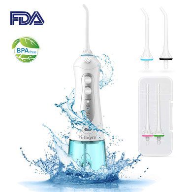 Get The LATIT Now Jet Dental Flosser With White Buttons