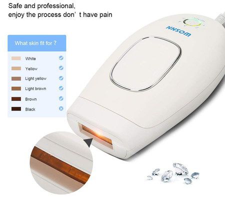 Face Hair Removal Machine With Cream Exterior