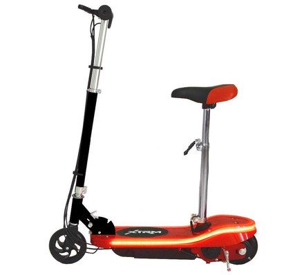 Get The Apollo Now E-Scooter With Red And Black Seat