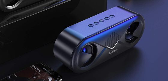 ZoeeTree Mini Bluetooth Speaker Bluetooth Speaker With Blue Lights