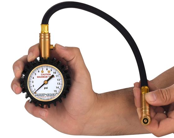 Tyre Pressure Gauge With Black Tube