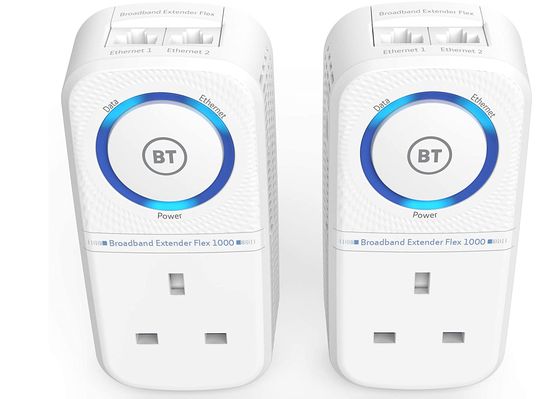 Broadband Powerline Kit In Blue And White