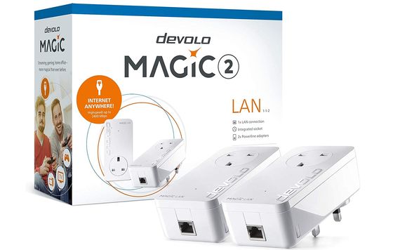 Powerline Homeplug WiFi Kit In White