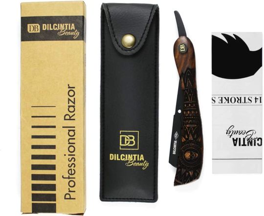 Dilcintia Cut Throat Razor Set Cut Throat Razor Set With Vintage Handle