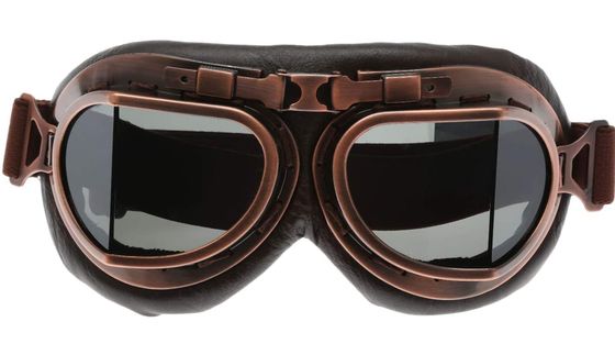 Vintage Motorcycle Cruiser Goggles In Brown
