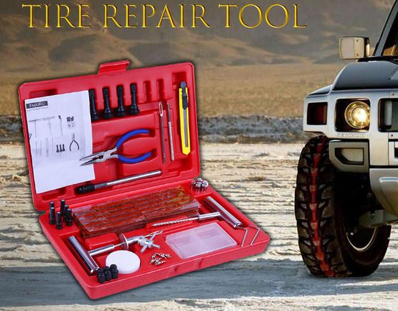 Car Puncture Repair Kit In Red Box