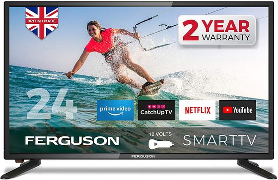 12V 24 inch Smart LED TV With Black Frame