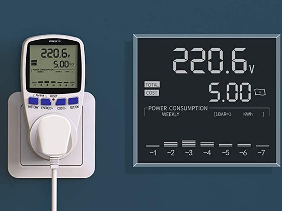 Green Back Lit Electricity Usage Monitor Electricity Usage Monitor With Big Display