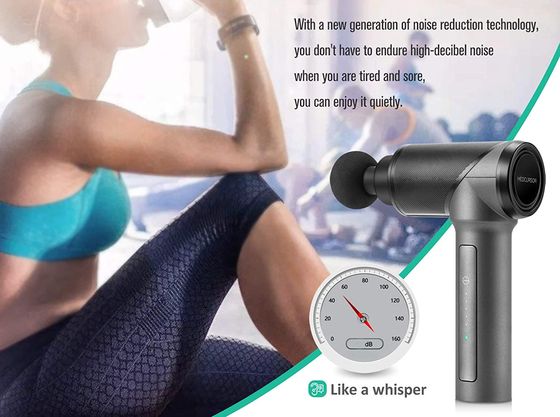 Deep Tissue Mini Massager Machine In Grey