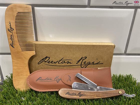 Preston Regis Open Razor Kit Marine 316 Open Razor Kit Marine 316 Steel Blade