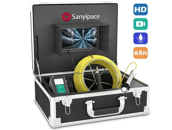 SanyiPace Pipe Inspection Camera Pipe Inspection Camera 20m With Yellow Cable