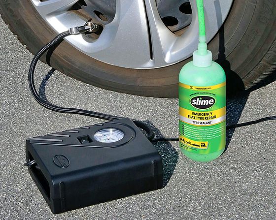 Car Tyre Puncture Repair Kit In See Through Container