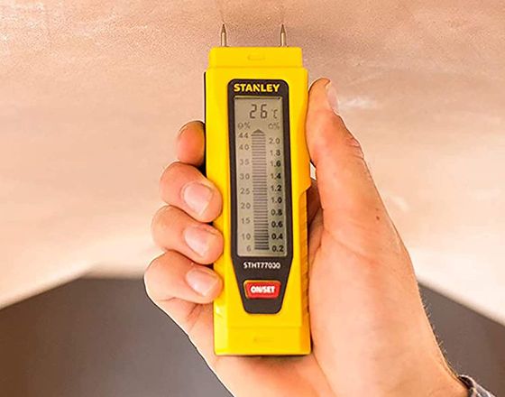 Stanley Moisture Tester For Wood Wood Moisture Tester In Yellow And Black