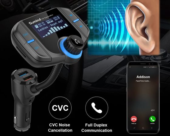 Bluetooth Phone Car Kit With Big Display