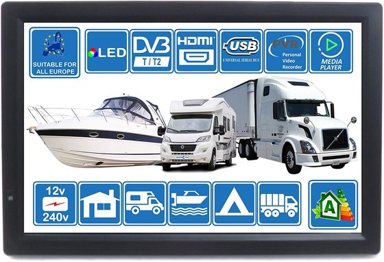 Unispectra 12 Volt LED TV DVB-T2 Motorhome 12 Volt 14 Inch LED TV Free To Air