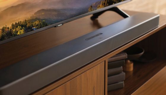 Black Studio Soundbar For TV Fun