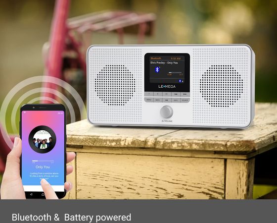 Grey Stereo WiFi Internet Radio