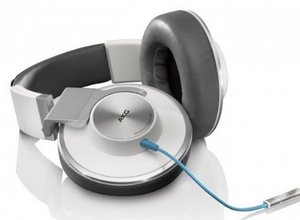 Over-Ear Headphones In Grey And Silver Effect