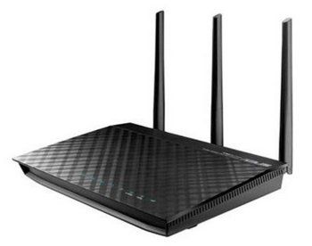 Router In Smooth Black Exterior
