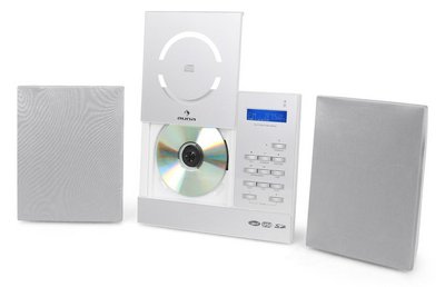 Mp3 Compatible CD Music Player In All White