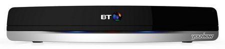 Great Television YouView+ Smart TV Set Top Box Set Top Box In Black With BT Logo