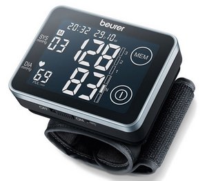 Blood Pressure Wrist Monitor Monitor With Black Dial And Strap