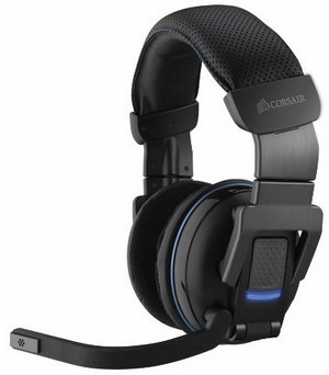 Multi-Channel Surround Wi-Fi Gamers Headset Headset In Black With Cushioned Headband