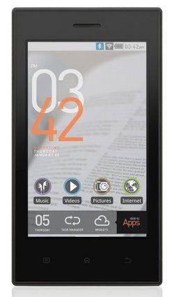 Touch Screen MP3 Player In Black Gloss Finish