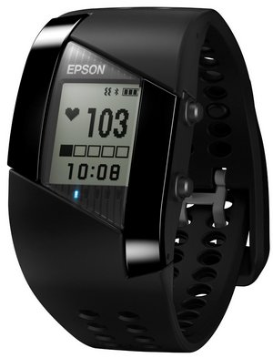 Phase Alarm Epson Fitness And Sleep Monitor Fitness And Sleep Monitor In All Black Strap