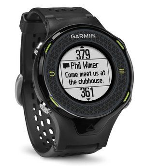 LCD Touch Display GPS Golf Watch GPS Golf Wristwatch In All Black Exterior