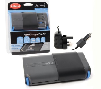 12V DC Input Ni-MH Universal Charger Cameras Ni-MH Universal Charger Cameras In Black And Blue
