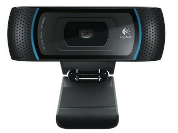 USB HD Auto-Focus Webcam In Black With Blue Frame