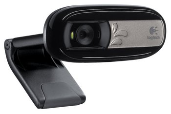Logitech C3 VGA Sensor Webcam In Smooth Black Exterior