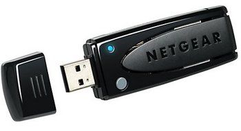 Dual Band USB Adapter in Glossy Black