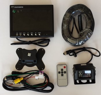 Picture Sensing Reversing Camera Camera With Several Wired Accessories