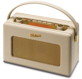 DAB Cream Radio With Turning Controls