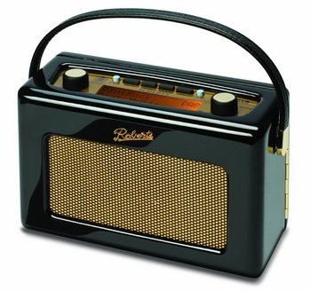 DAB+ Revival Retro Radio In Black With Wood Panel