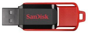 64 GB Cruzer Switch 64 GB USB in Black and Red