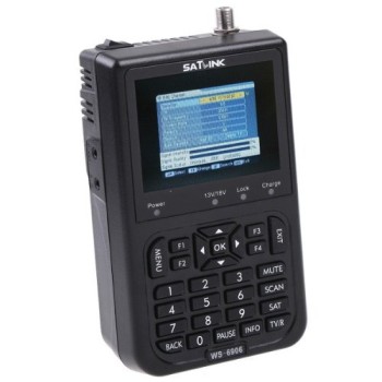 Satellite Signal Finder With Blue Display