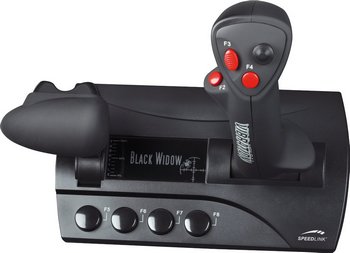 Rudder USB Connection FlightStick USB Connection FlightStick In All Black Finish