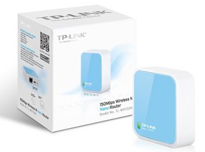 Client, Portable Router In Light Blue Plus Box