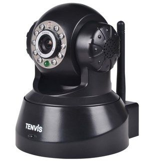 Camera in Black with IR LED Lights