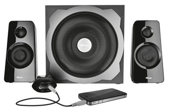 Subwoofer Laptop Speaker Set Wood Speaker Set With Accessories
