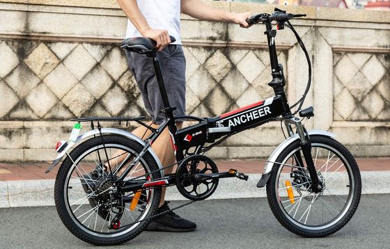 Folding E-Bike Folding Electric Bike In Black